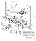 Page C Diagram and Parts List for 31AH553G401 2001 Yard Man Snow Blower